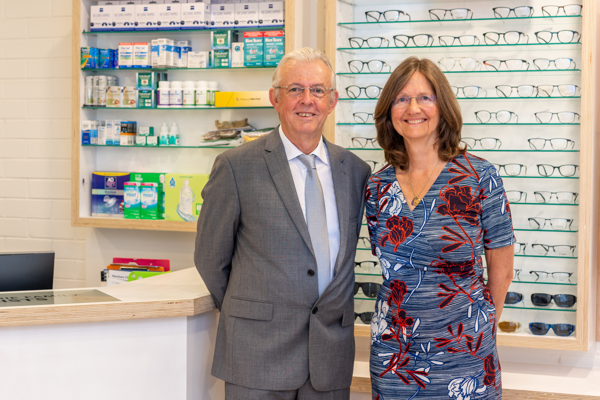 Interior of Cooper and Lourie optometry practice